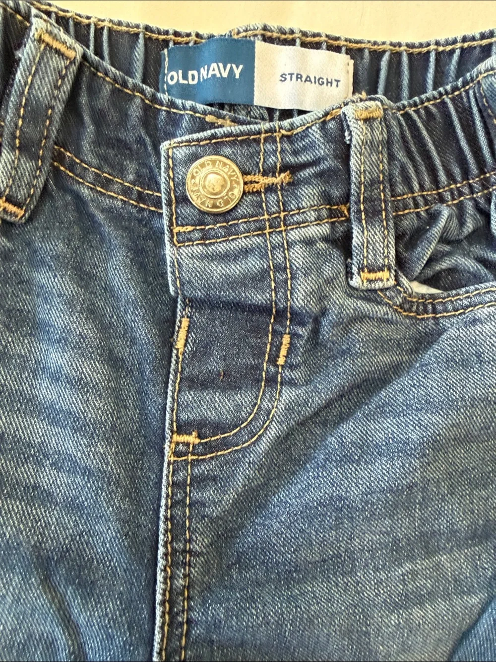 Old Navy Blue Straight Leg Jeans